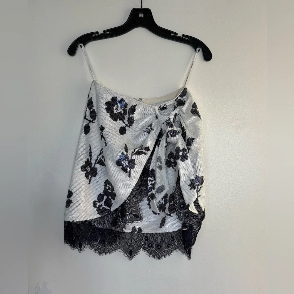 Self-Portrait Floral Skirt, size US 2, pre-owned - Picture 4 of 11